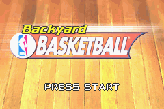 Backyard Basketball Title Screen